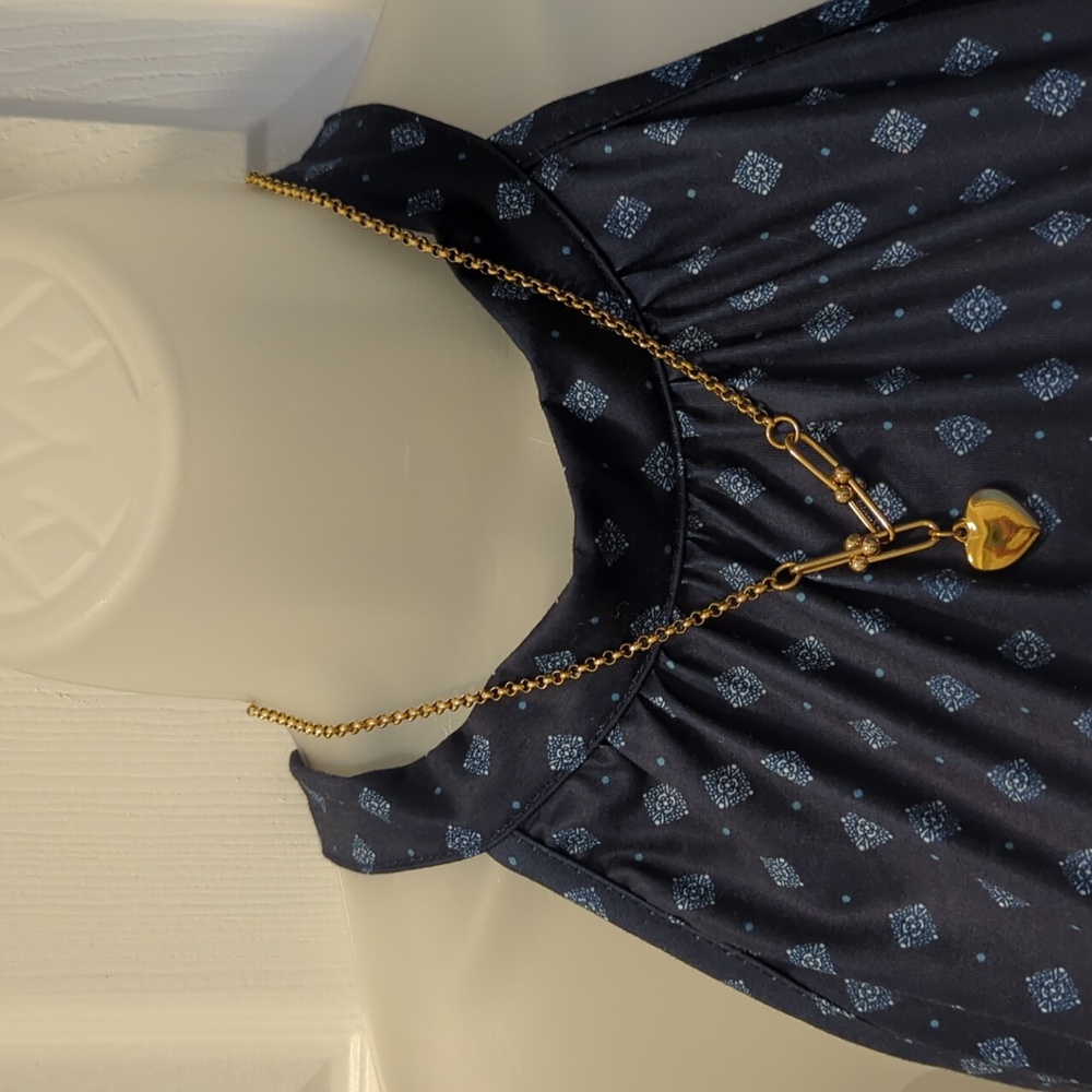 Ouges Women's Navy Blue Sleeveless Dress - Size L… - image 5